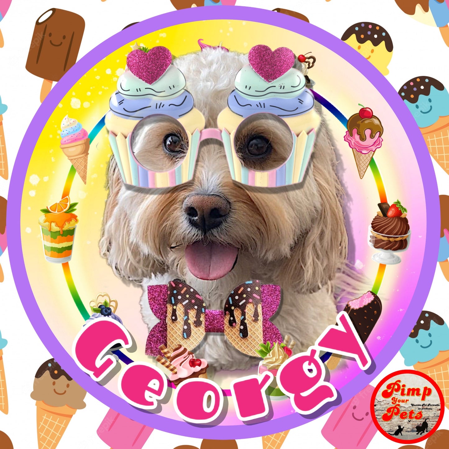 Summer Ice Cream Profile Picture for Instagram