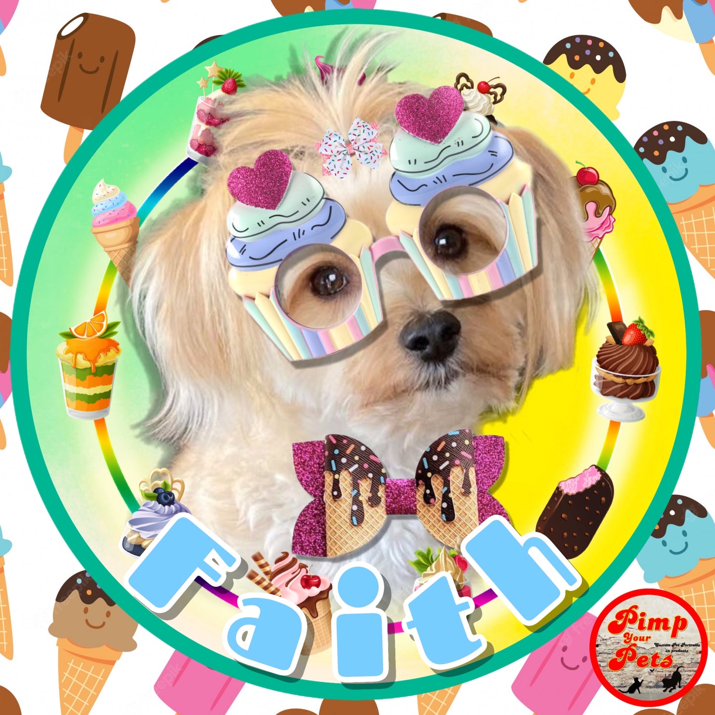 Summer Ice Cream Profile Picture for Instagram