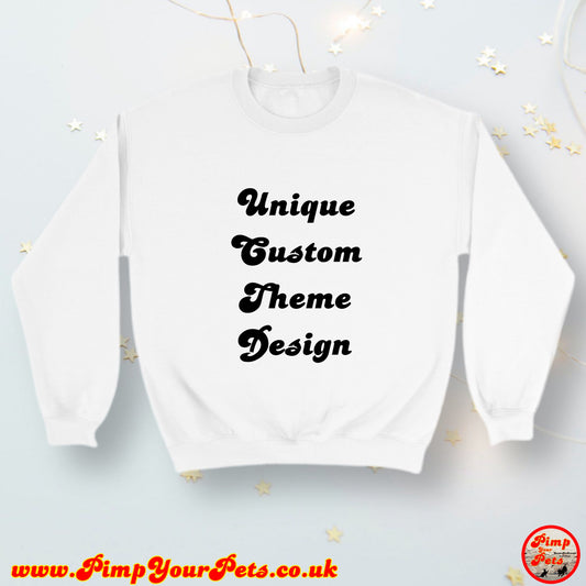 Your Unique Custom Theme Design on Sweatshirts ( Unisex Fit )