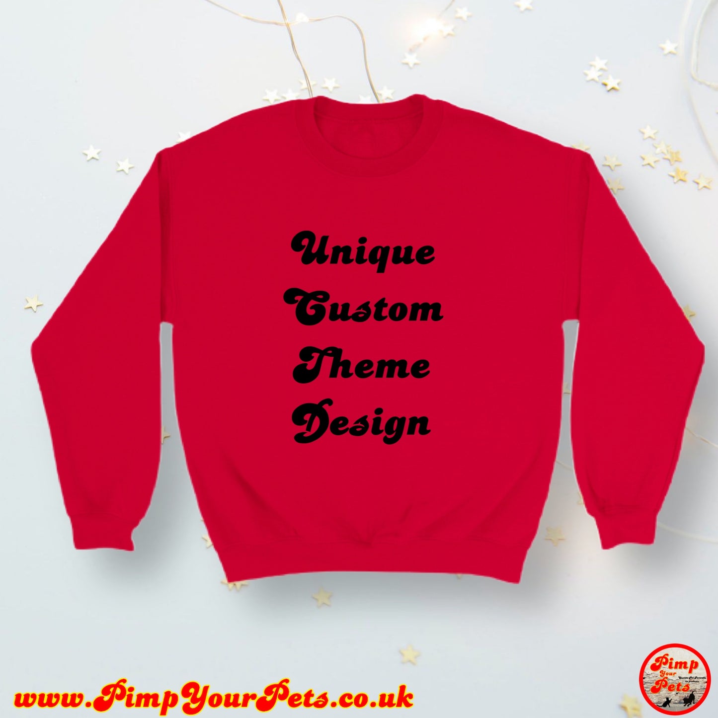 Your Unique Custom Theme Design on Sweatshirts ( Unisex Fit )