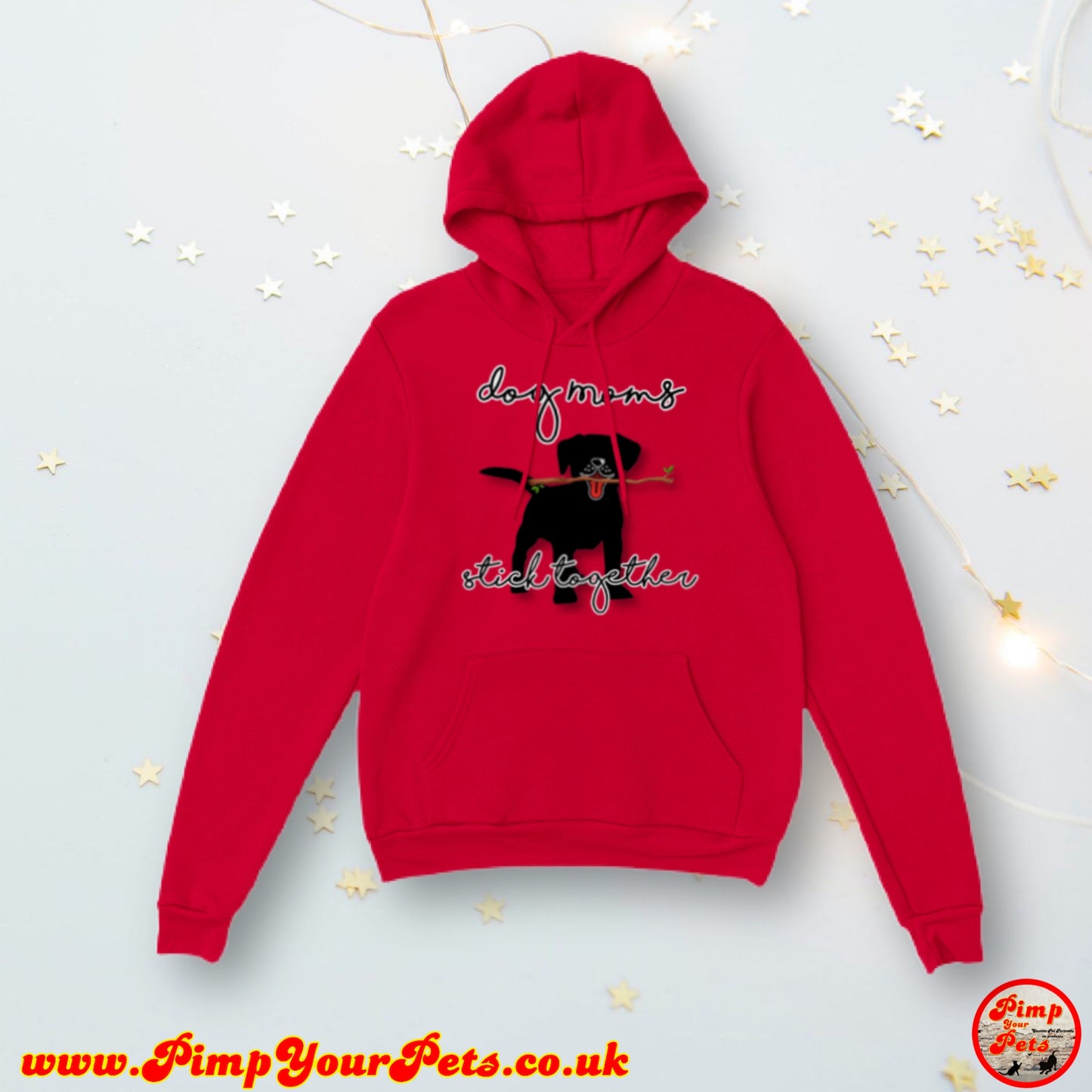 Dog Moms Stick Together Hoodies ( Unisex )