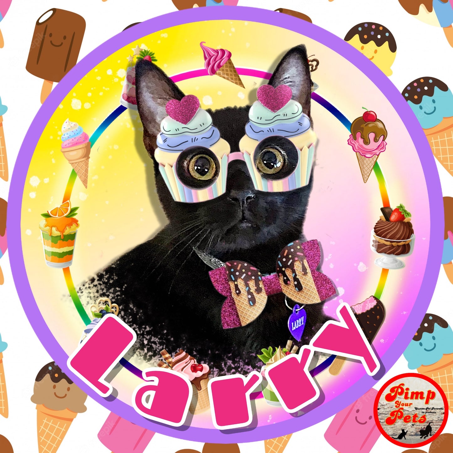 Summer Ice Cream Profile Picture for Instagram