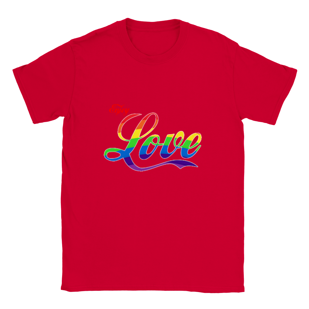 Enjoy Love Pride Unisex Crewneck T-shirt